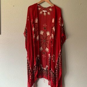 🌸Boho shawl top light and flowy